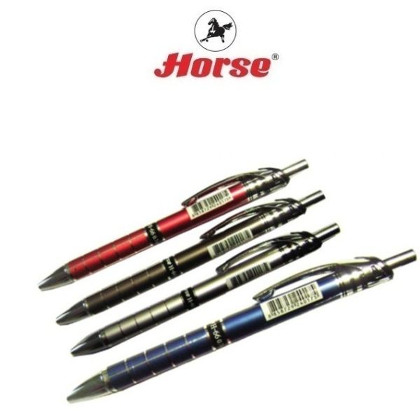Horse ตราม้า ปากกาลูกลื่นกด 0.7 MM. H-66 จำนวน 1 ด้าม