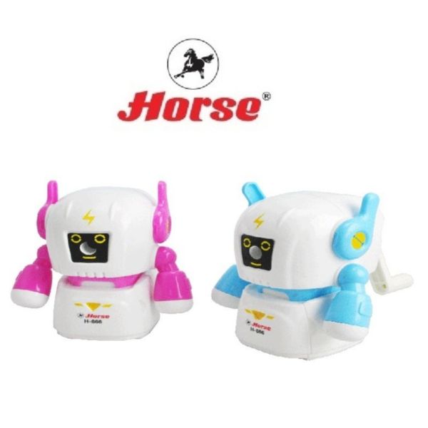 HORSE (ตราม้า) เครื่องเหลาดินสอ H-866 ทรงรูปหุ่นยนต์  ตราม้า จำนวน 1 เครื่อง