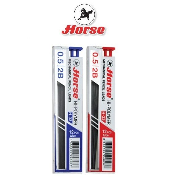 HORSE ตราม้า ไส้ดินสอกด 2B H-33   (จำนวน 1 หลอด)