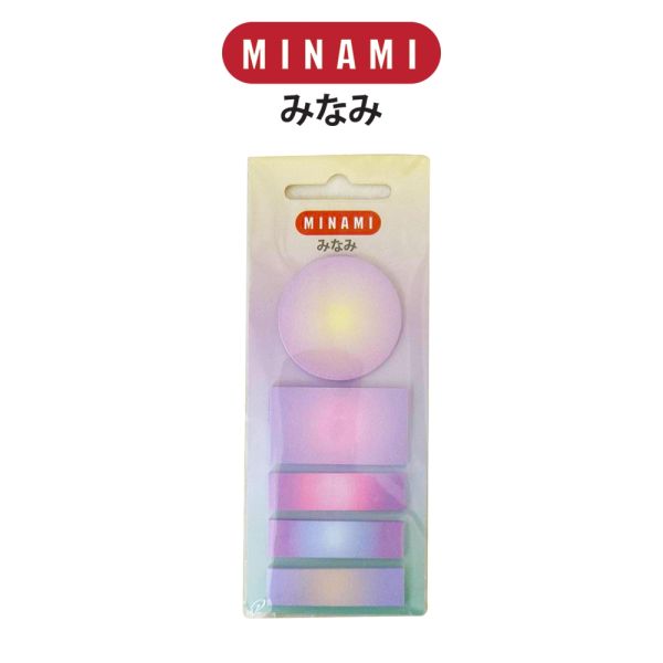 MINAMI (มินามิ) สติ๊กเกอร์โน๊ต MI-62 คละลาย จำนวน 1 แพ็ค