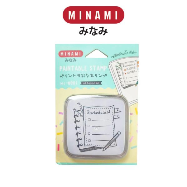 MINAMI (มินามิ)แสตมป์เพ้นท์ MI-8001 จำนวน 1 แพ็ค